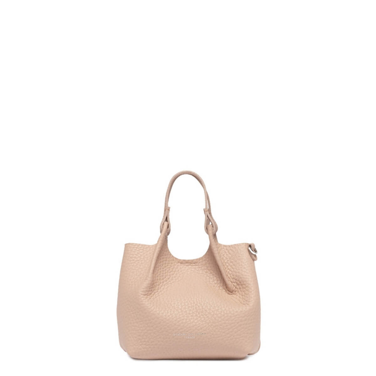 Mini bag rosa cipria Gianni Chiarini in pelle elegante modello DUA