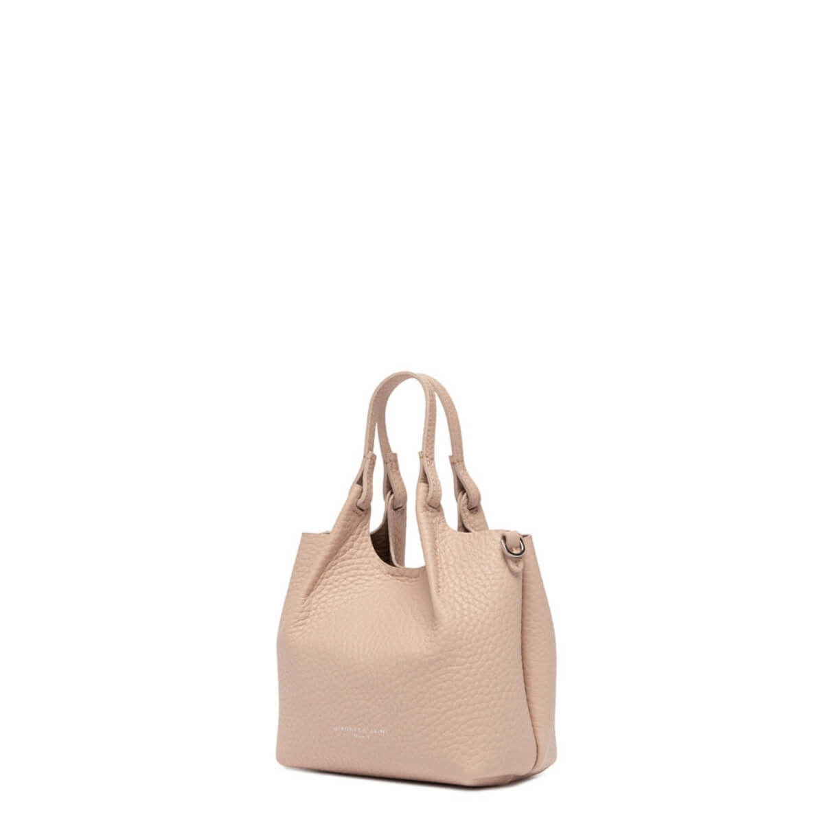 Mini bag rosa cipria Gianni Chiarini in pelle elegante modello DUA