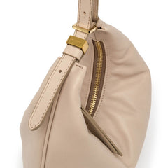 Borsa Gianni Chiarini ELLA rosa cipria in pelle elegante da portare a spalla o a mano