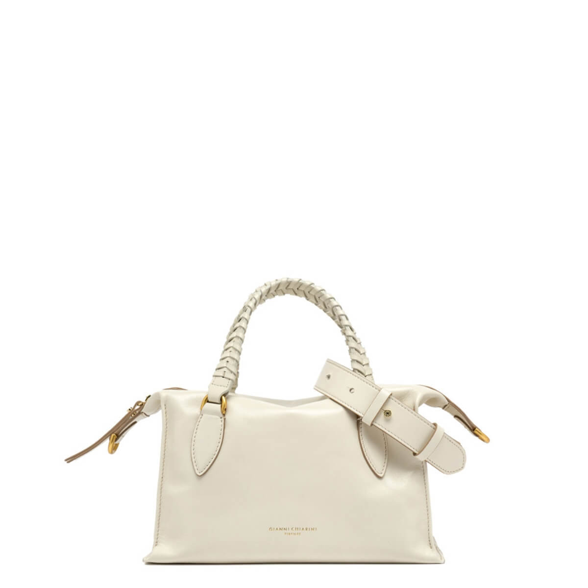 GIANNI CHIARINI BORSA ROXY BS11915 BIANCO TALCO