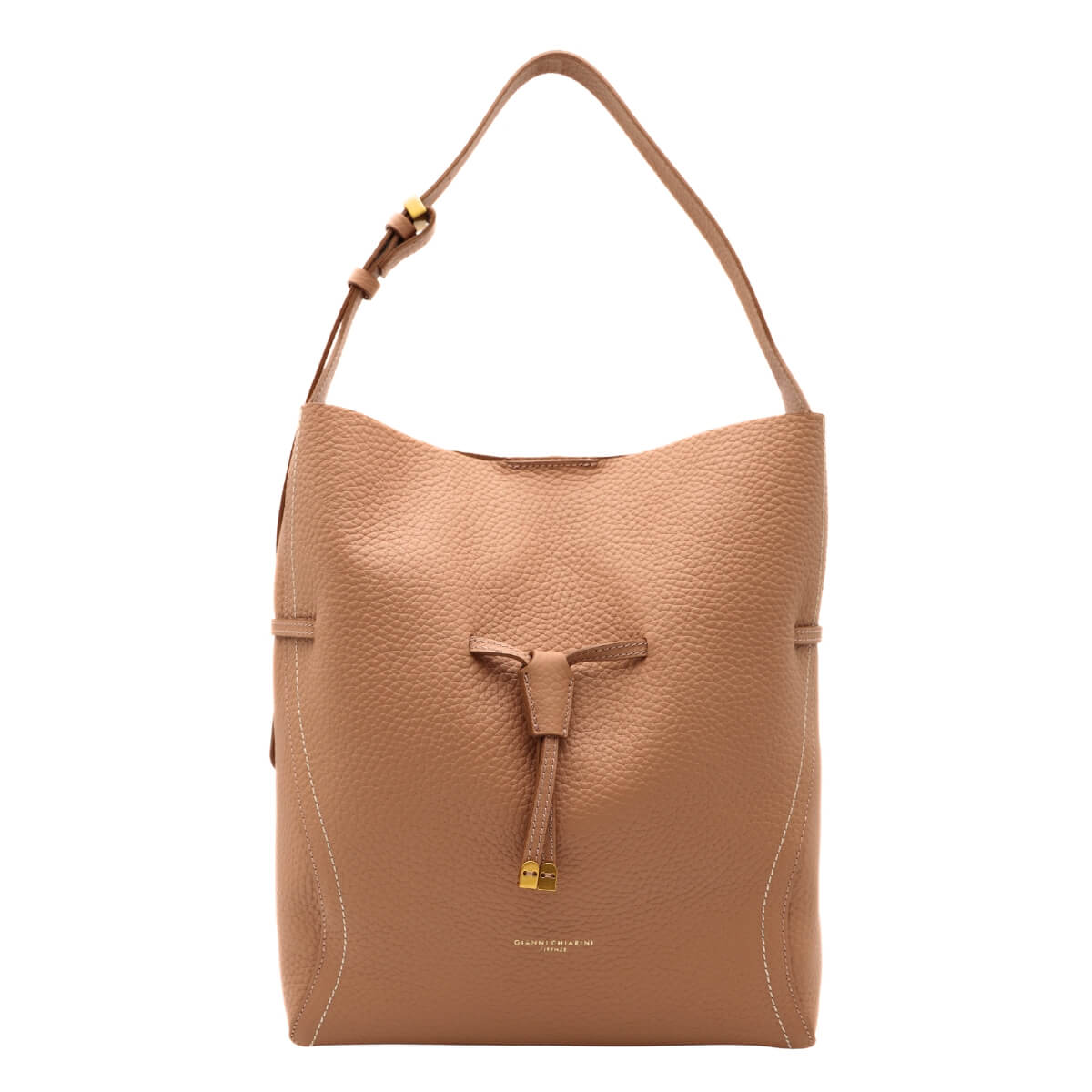 Borsa Gianni Chiarini Sienna BS11787 Clay Natural in pelle morbida color naturale.