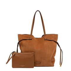 Borsa Gianni Chiarini Violette caramello in pelle scamosciata