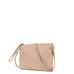 Bustina Hermy Gianni Chiarini colore rosa cipria in pelle martellata