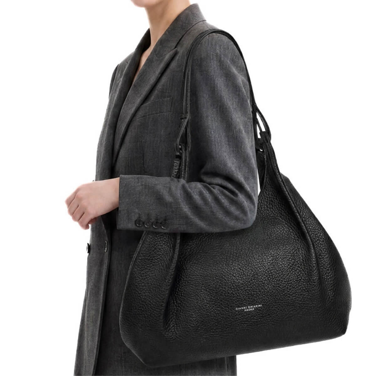 GIANNI CHIARINI DUA GRANDE PELLE 9720 NERO