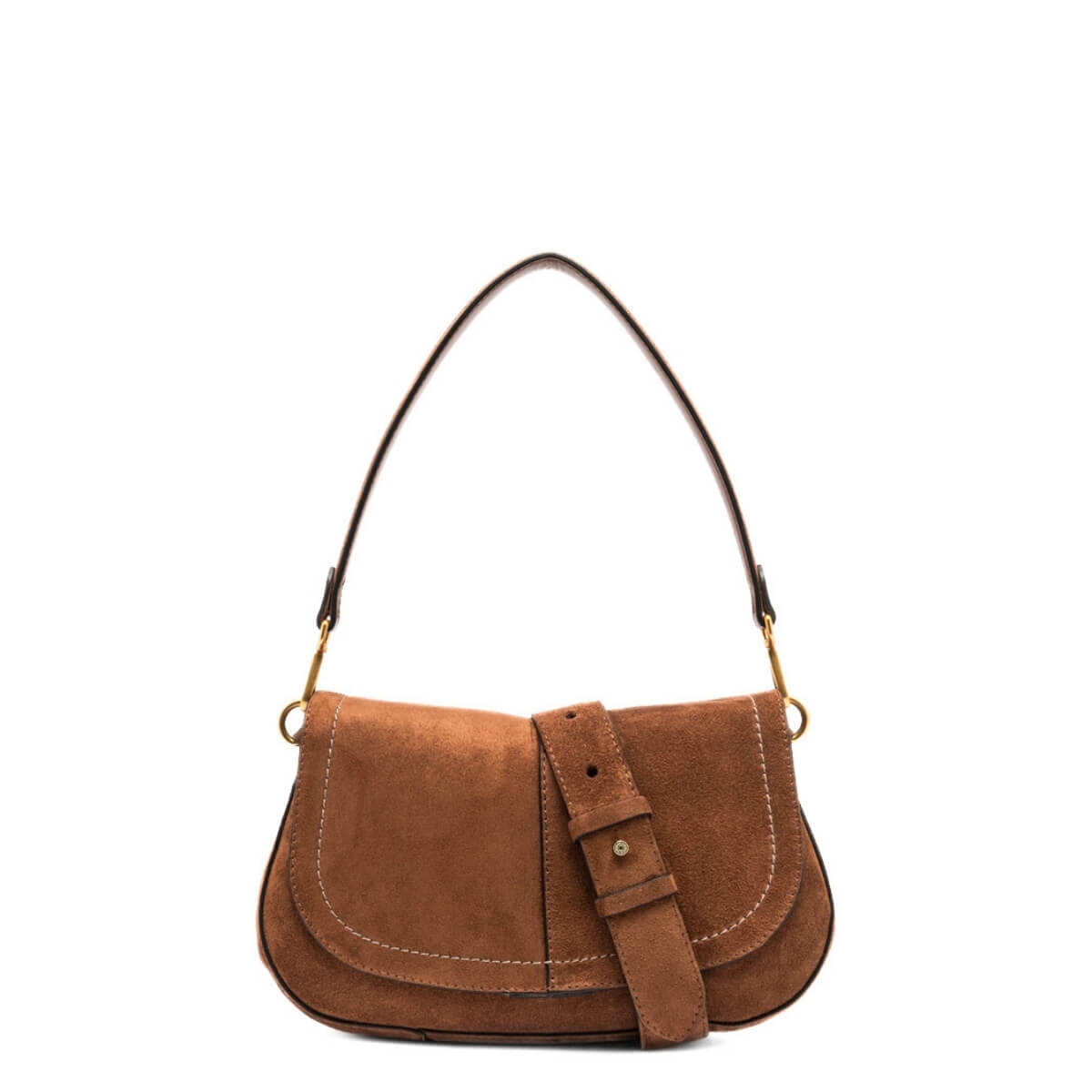 GIANNI CHIARINI HELENA ROUND CAMOSCIO 12618 COGNAC