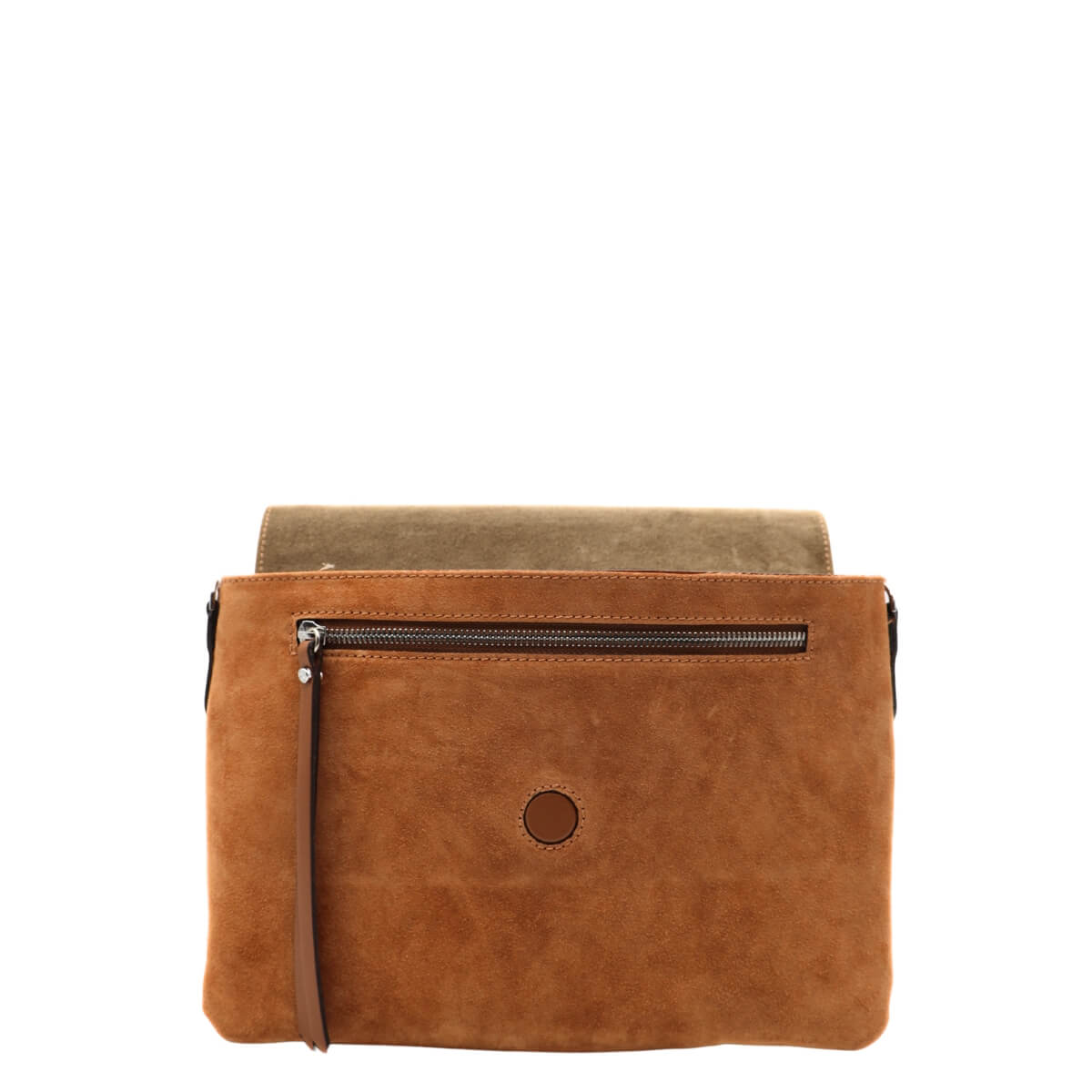 Pochette Gianni Chiarini Elisa caramello in pelle scamosciata