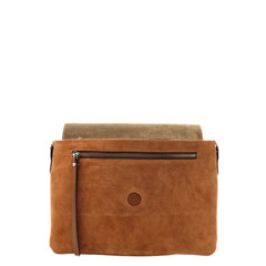 Pochette Gianni Chiarini Elisa caramello in pelle scamosciata