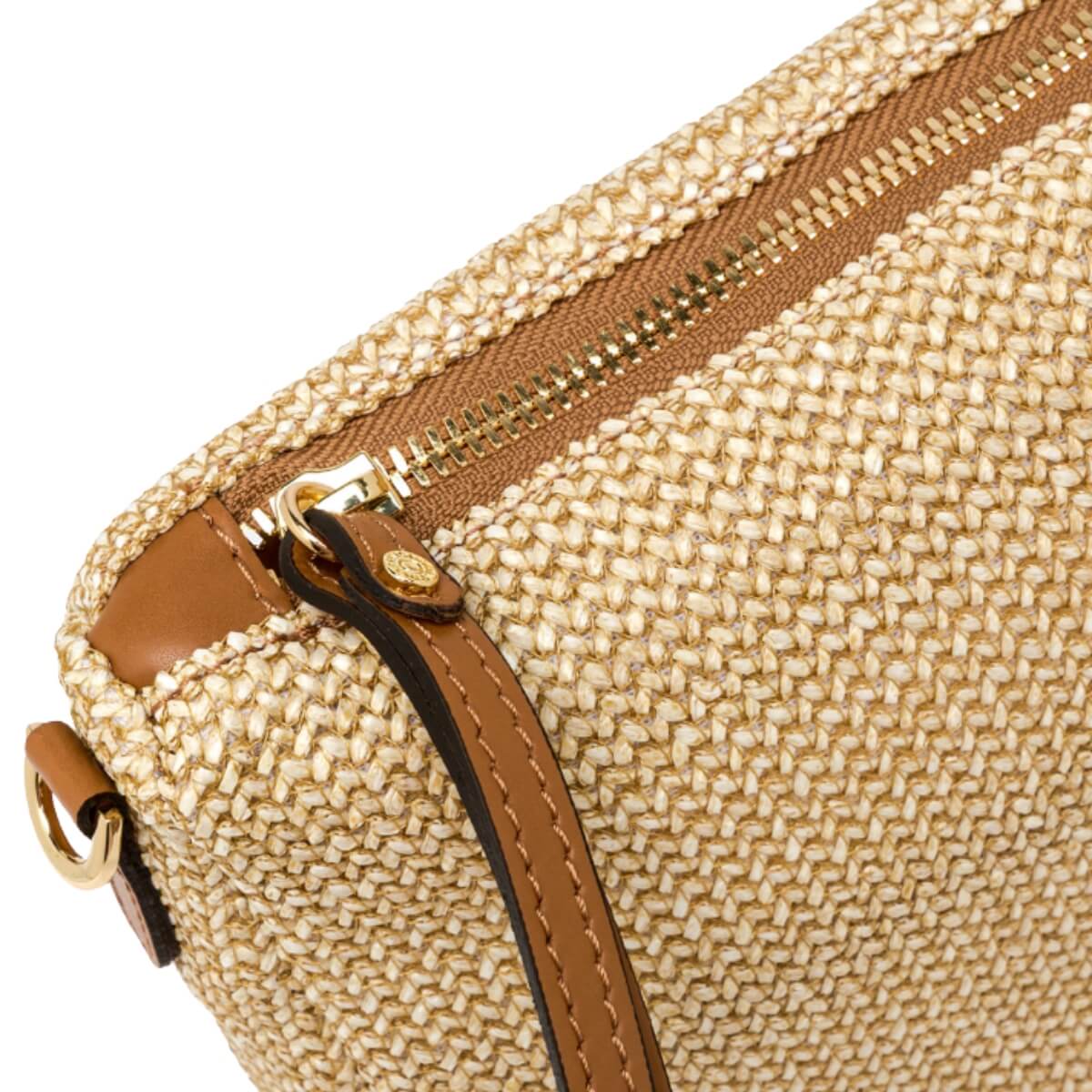GIANNI CHIARINI POCHETTE RAFIA NORA POUCH 10225 NATURAL