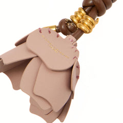Portachiavi rosa Gianni Chiarini con charm a forma di fiore Desert