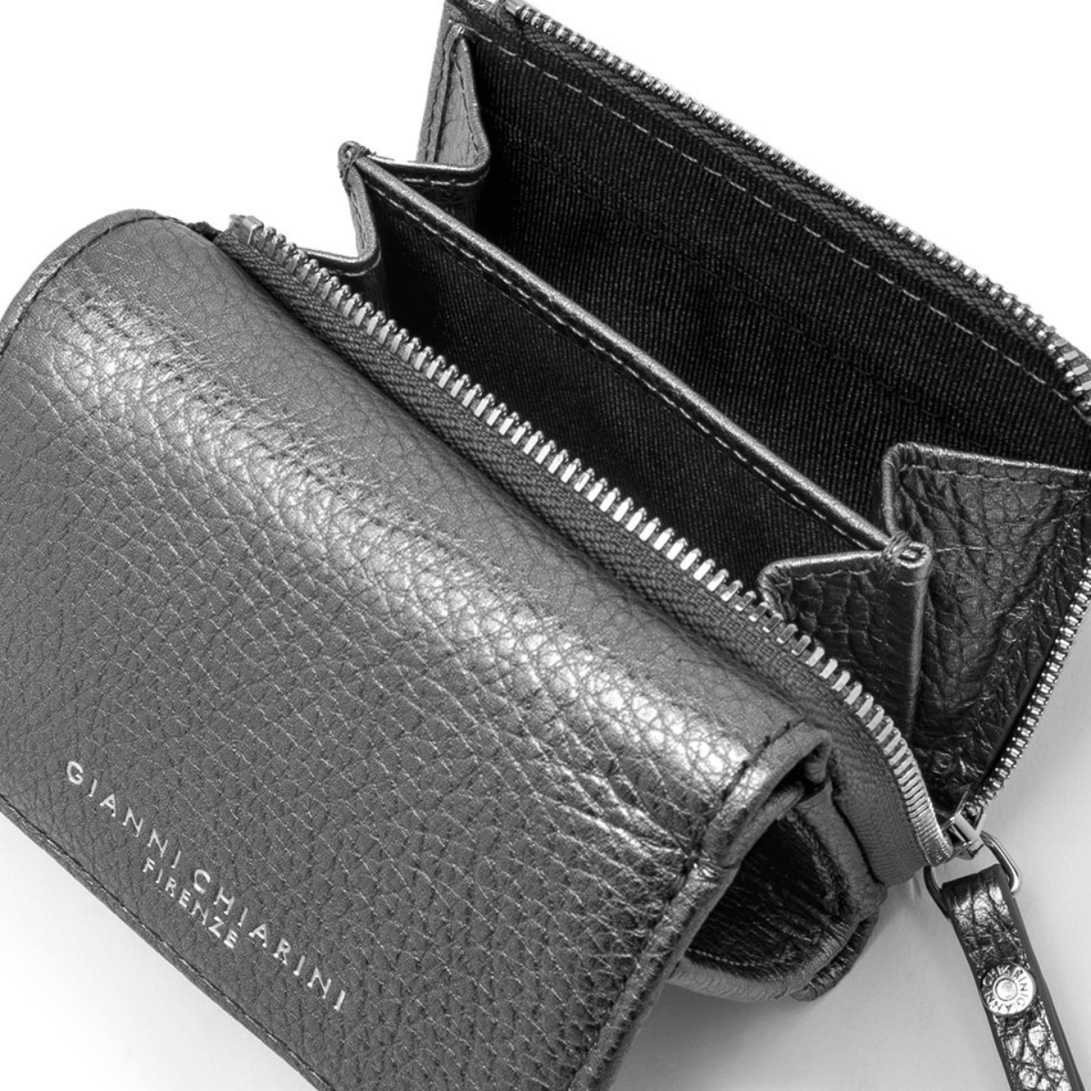 GIANNI CHIARINI PORTAFOGLIO WALLETS W5065 ARGENTO