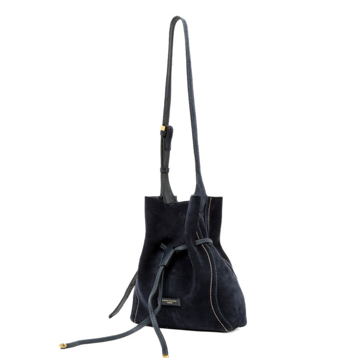 GIANNI CHIARINI SECCHIELLO CAMOSCIO SIENNA 11786 BLU