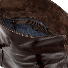 GIANNI CHIARINI SHOPPER MARGHE 11981 ESPRESSO