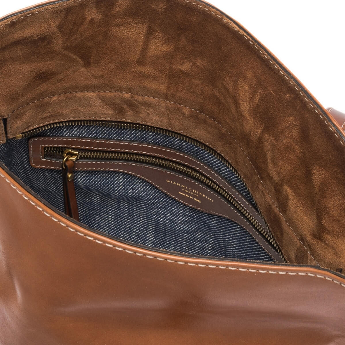 GIANNI CHIARINI SHOPPER MARGHE 11981 NOCE