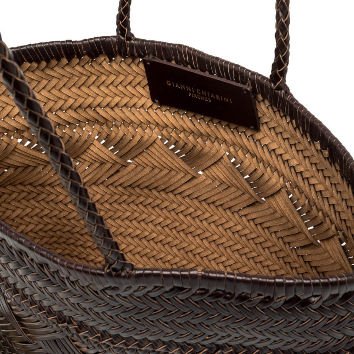 GIANNI CHIARINI SHOPPER PALOMA BS11372 CIOCCOLATO