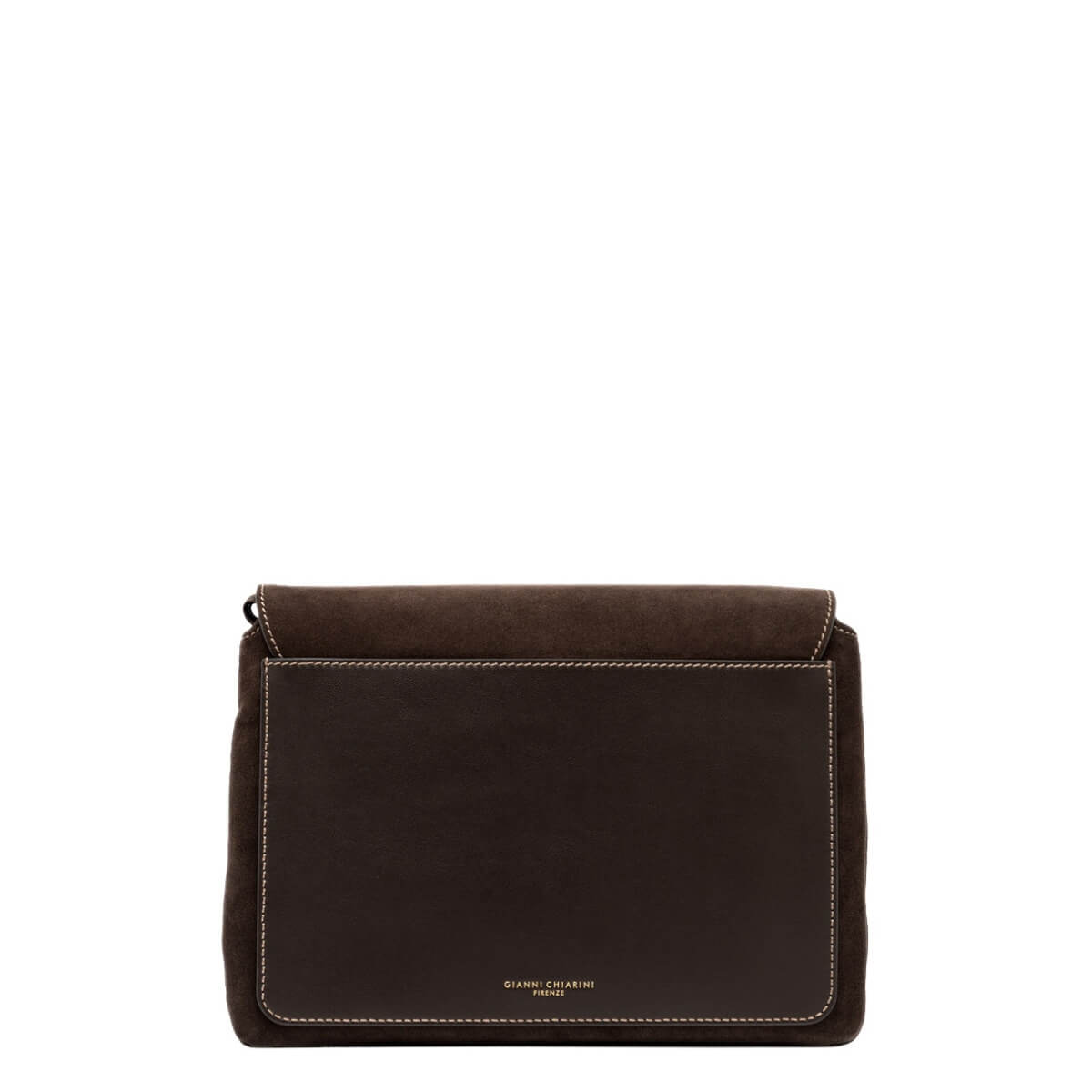 GIANNI CHIARINI TRACOLLA CAMOSCIO THREE 12295 MOKA