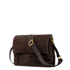 GIANNI CHIARINI TRACOLLA CAMOSCIO THREE 12295 MOKA
