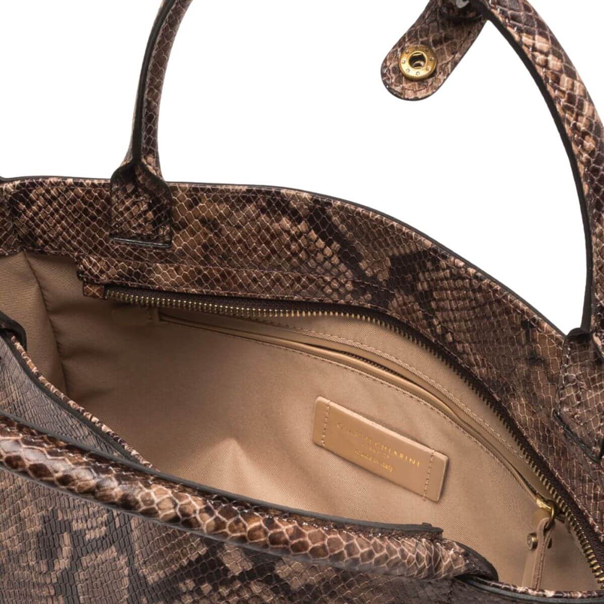 GIANNI CHIARINI BORSA A MANO 11896 ANIMALIER