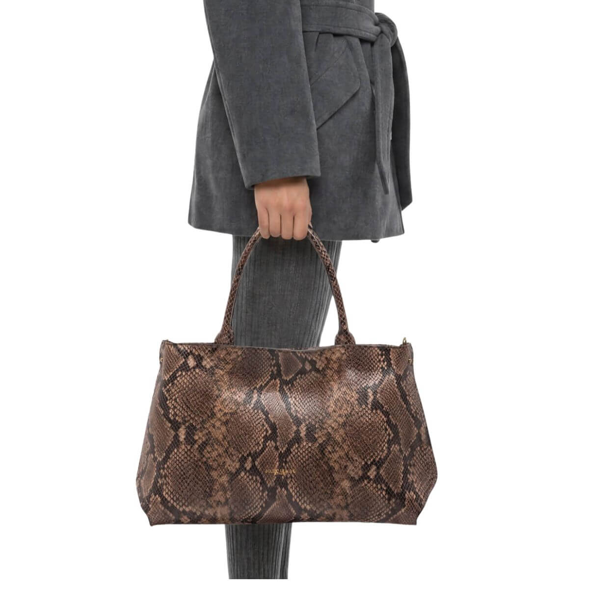 GIANNI CHIARINI BORSA A MANO 11896 ANIMALIER