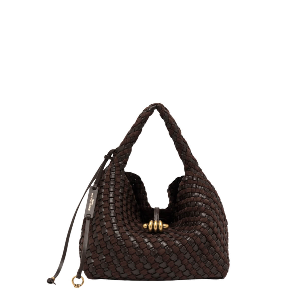 GIANNI CHIARINI BORSA A MANO 12065 MARRONE