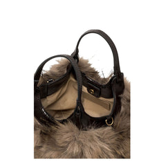 GIANNI CHIARINI BORSA A MANO 12759 MARRONE PELO