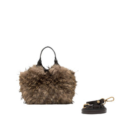 GIANNI CHIARINI BORSA A MANO 12759 MARRONE PELO