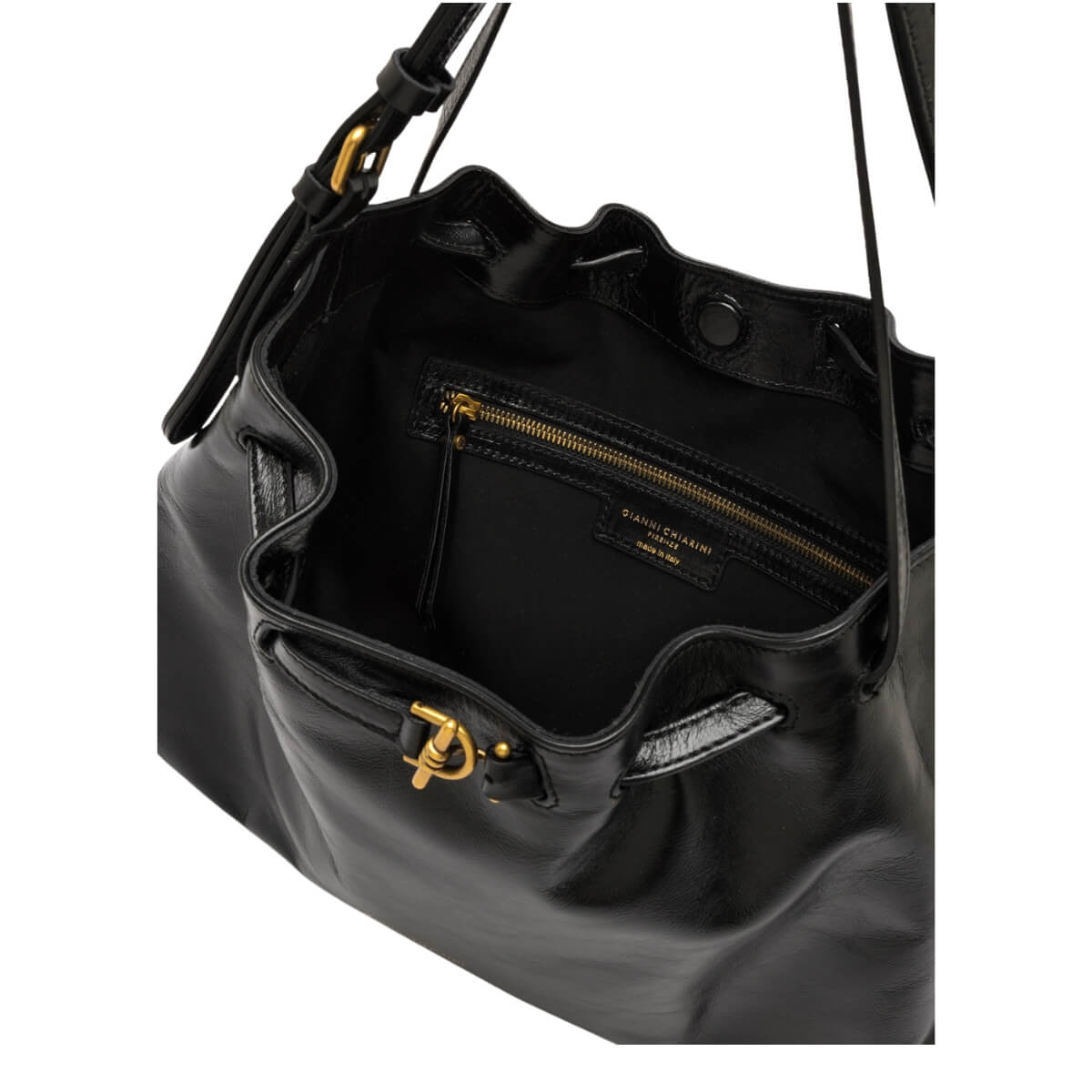 GIANNI CHIARINI BORSA A SPALLA 12301 NERO