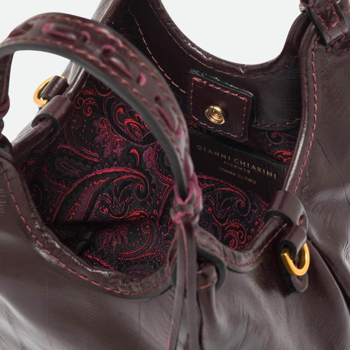 GIANNI CHIARINI DUA BORSA A MANO 12678 BORDEAUX
