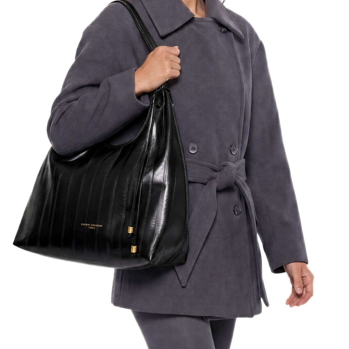 GIANNI CHIARINI DUA BORSA A SPALLA 12680 NERO