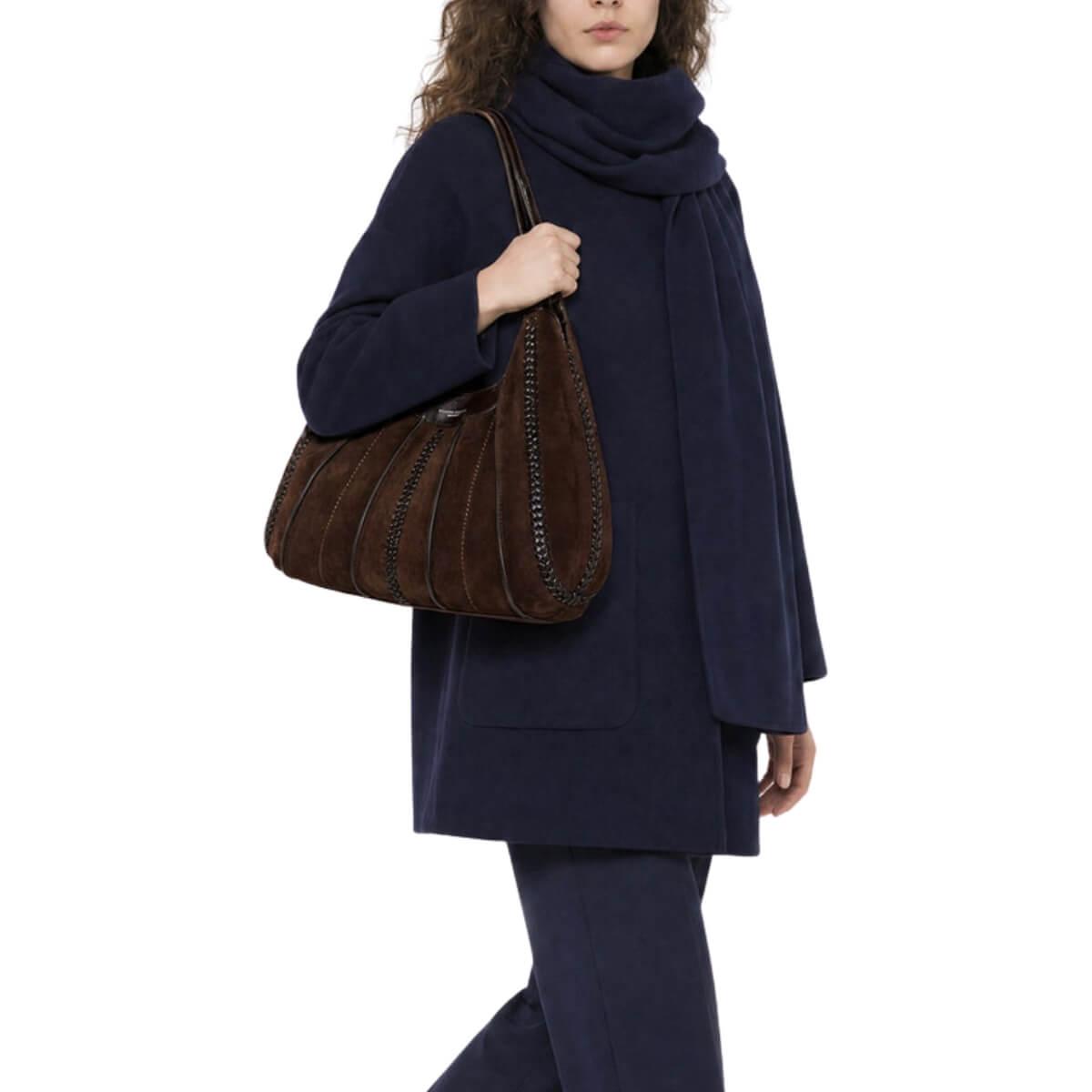 GIANNI CHIARINI DUA BORSA A SPALLA 12750 MARRONE