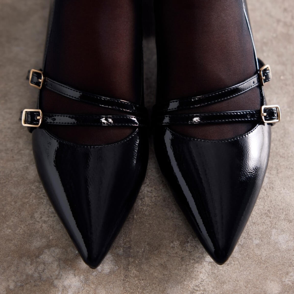 GIOSEPPO BALLERINA VERNICE 76897 NERO