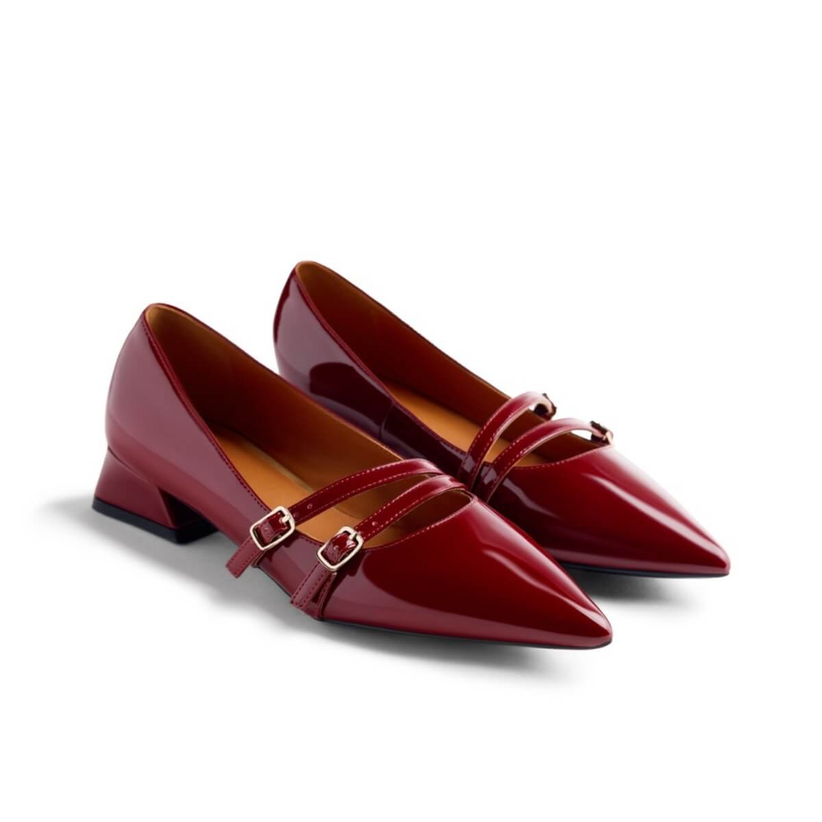 GIOSEPPO BALLERINA VERNICE 76897 ROSSO BORDEAUX