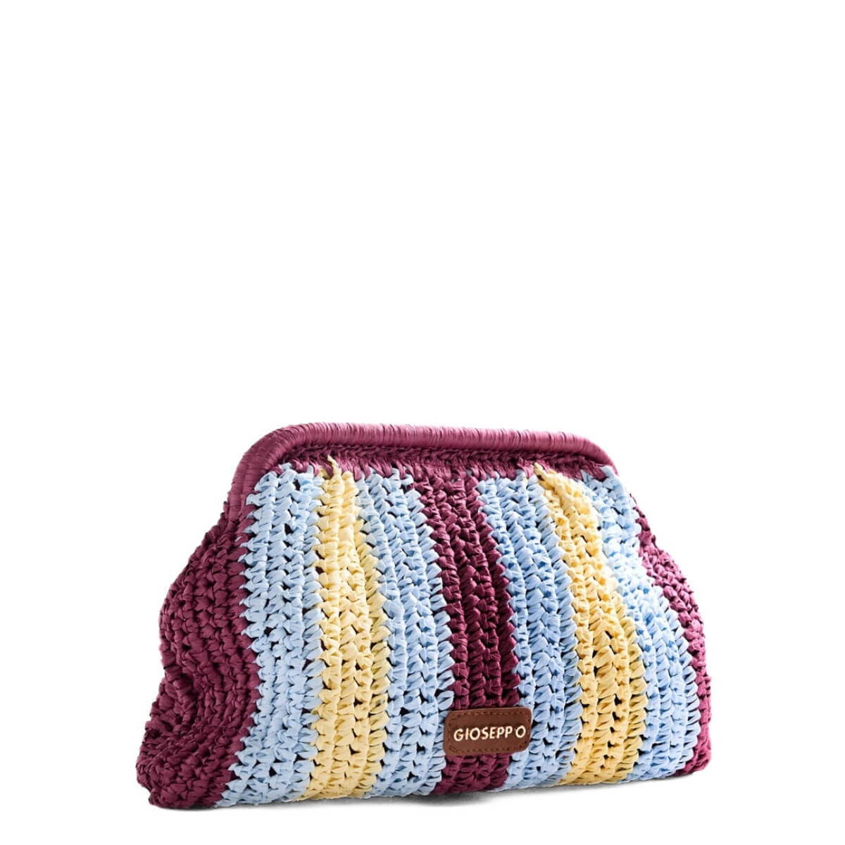 GIOSEPPO POCHETTE INTRECCIO TRICOLOR 78138 BORDEAUX