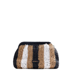 GIOSEPPO POCHETTE INTRECCIO TRICOLOR 78138 NERO