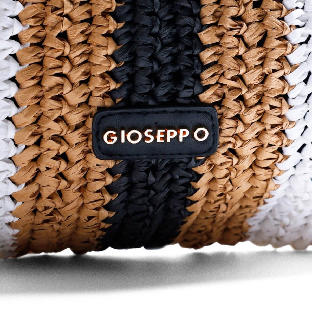 GIOSEPPO POCHETTE INTRECCIO TRICOLOR 78138 NERO
