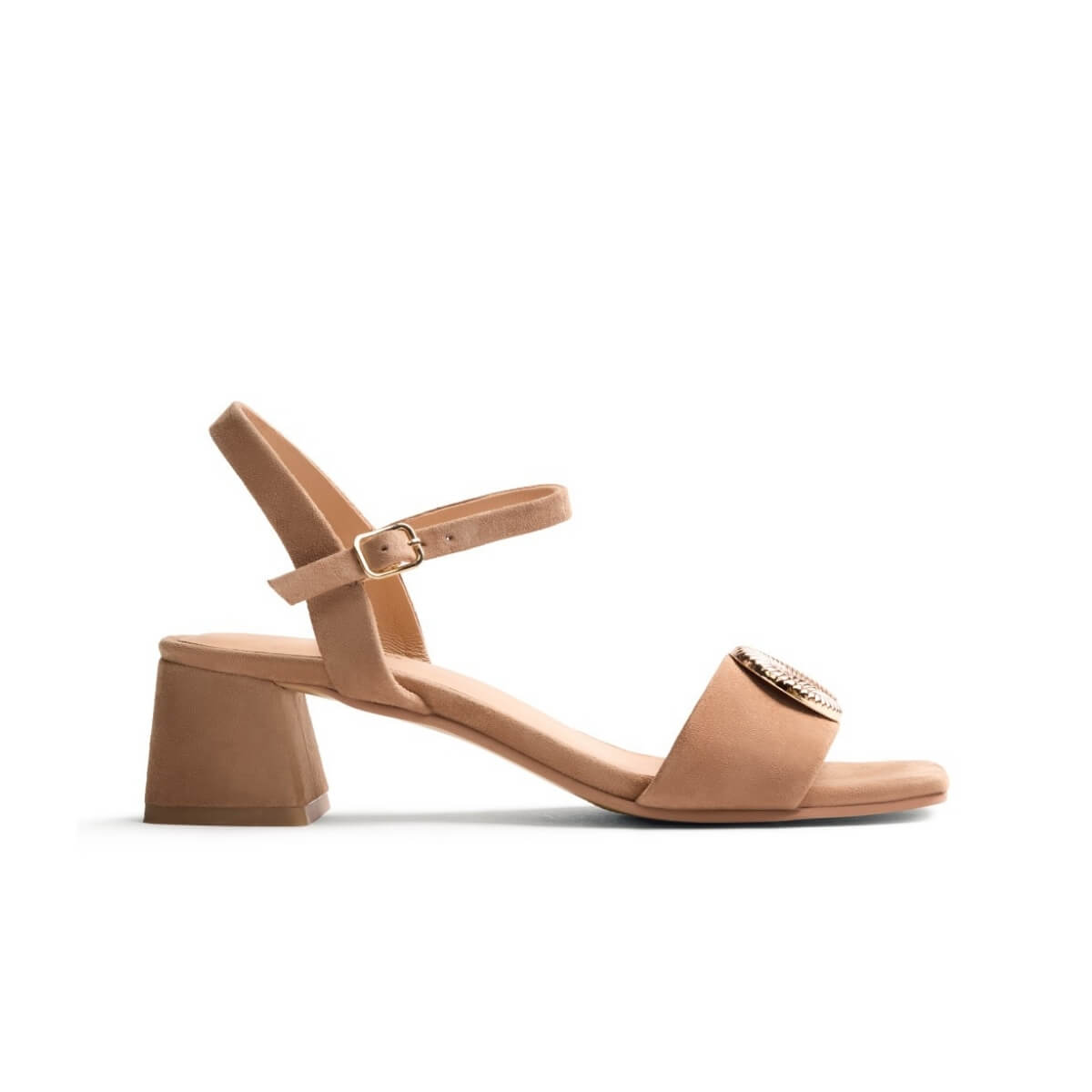GIOSEPPO SANDALO TACCO 79090 CONCHIGLIA BEIGE