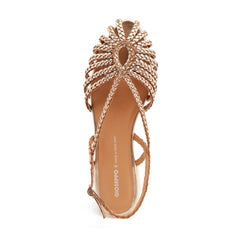 GIOSEPPO SLINGBACK 75440 INTRECCIO PLATINO