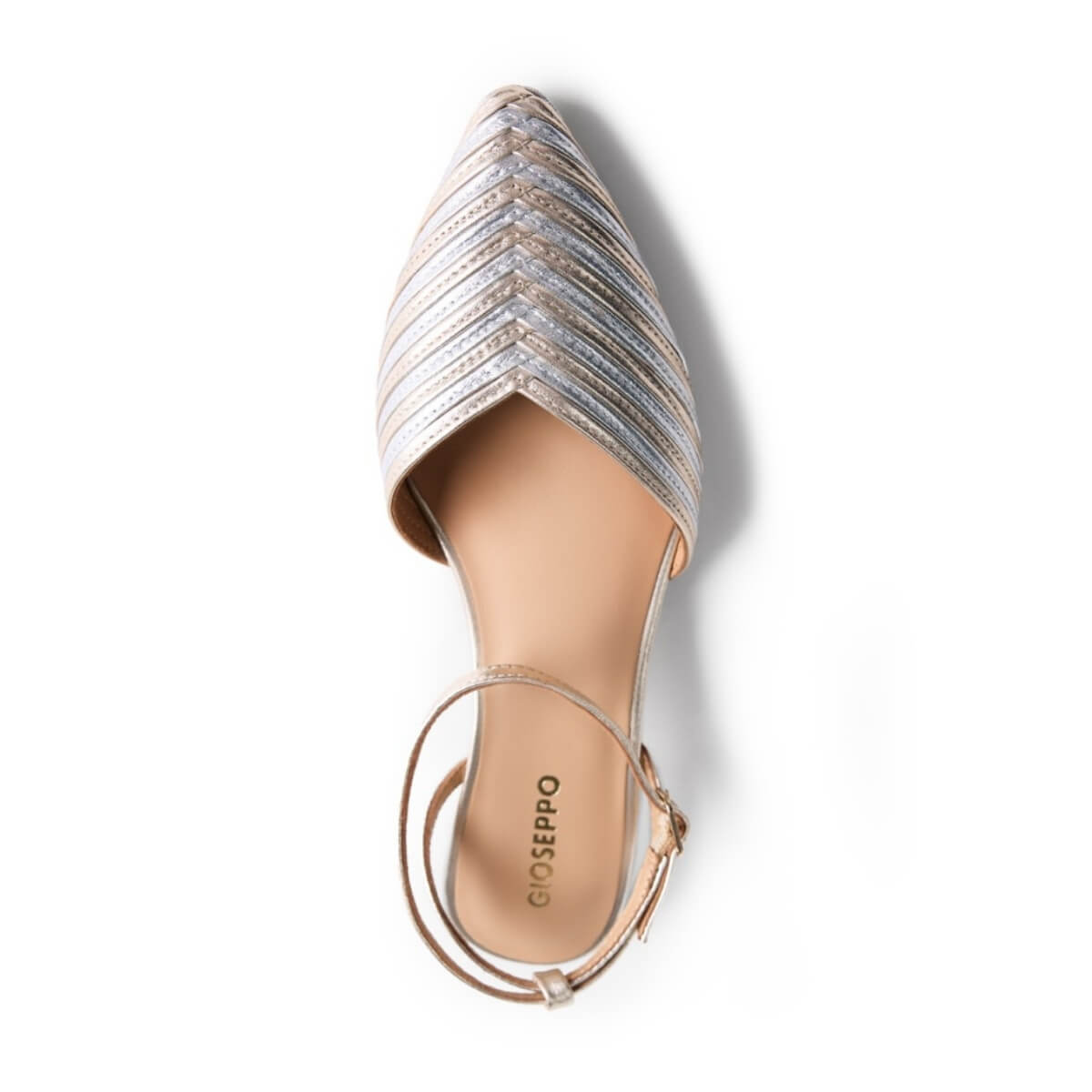 GIOSEPPO SLINGBACK 78241 PLATINO