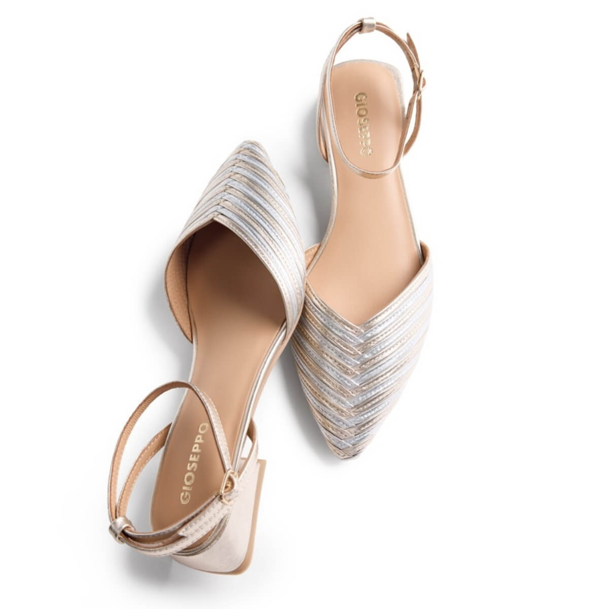 GIOSEPPO SLINGBACK 78241 PLATINO
