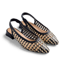 GIOSEPPO SLINGBACK 79251 INTRECCIO NERO