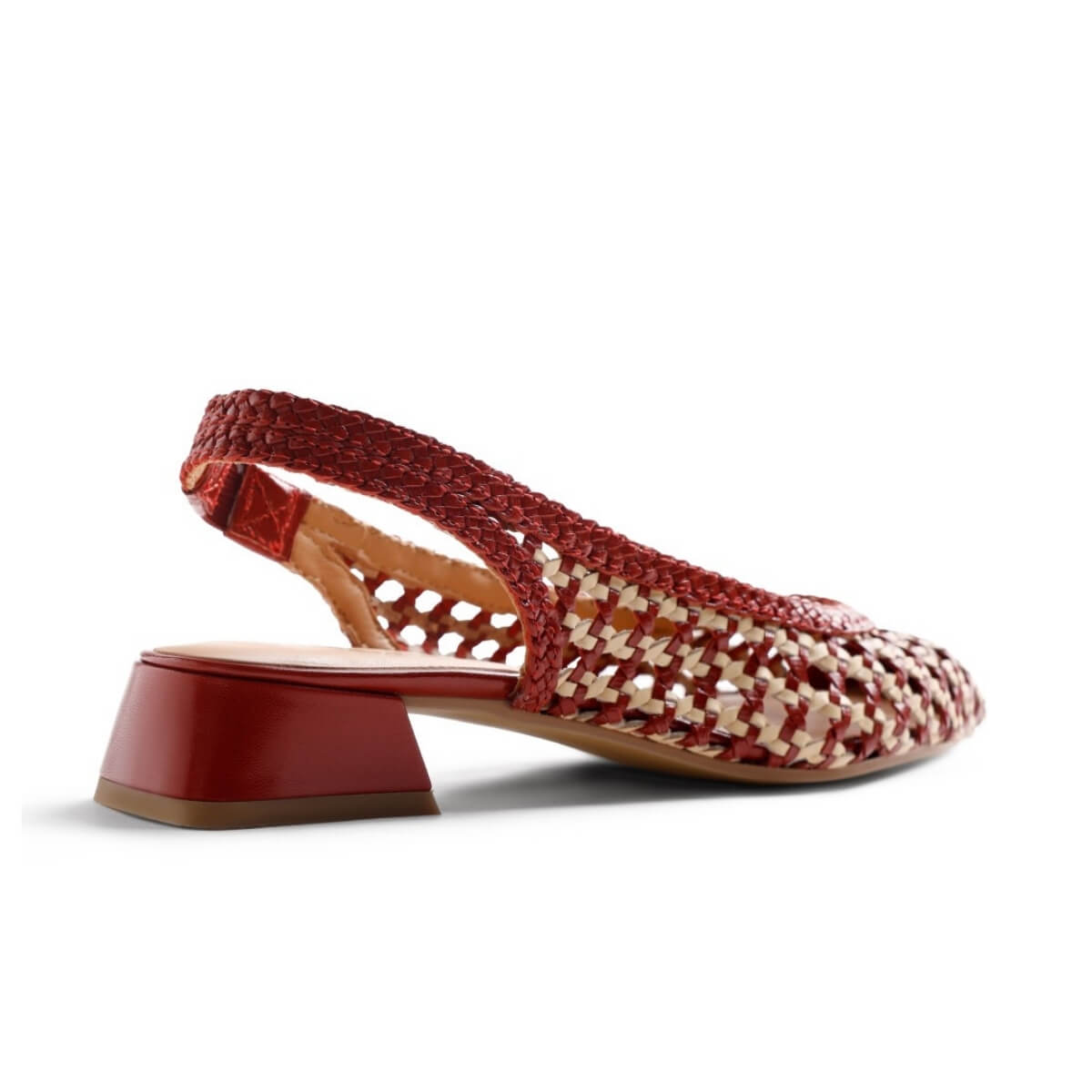 GIOSEPPO SLINGBACK 79251 INTRECCIO ROSSO