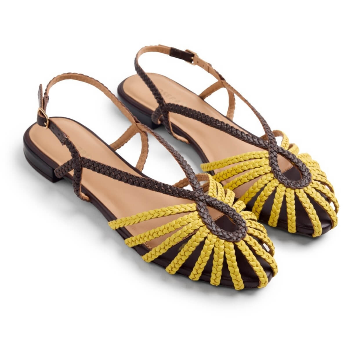GIOSEPPO SLNGBACK 79268 INTRECCIO GIALLO