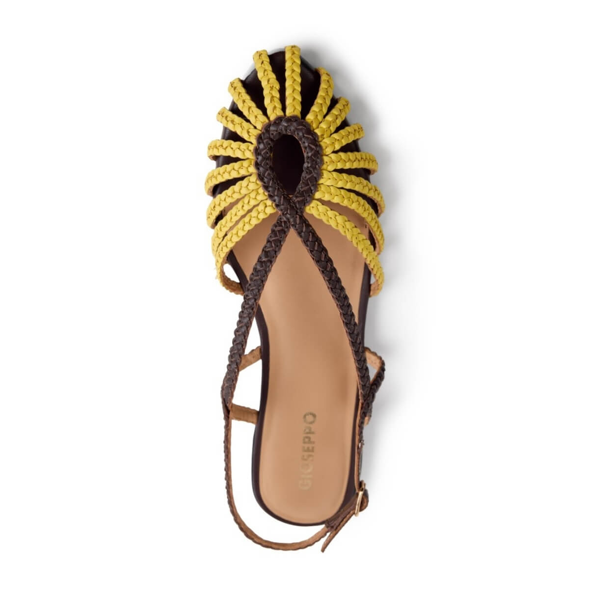GIOSEPPO SLNGBACK 79268 INTRECCIO GIALLO