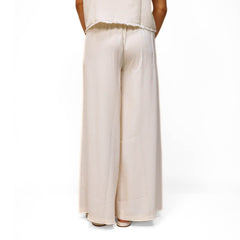 Pantalone donna Goa Goa modello Zahara colore panna
