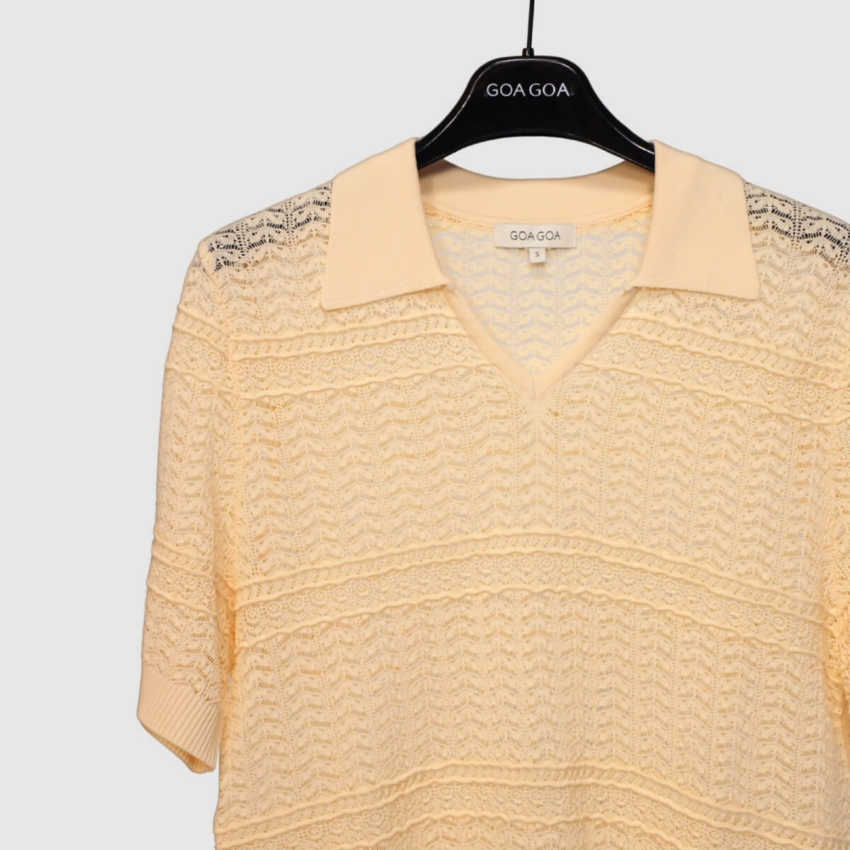 GOA GOA POLO CROCHET SISTER ECRU