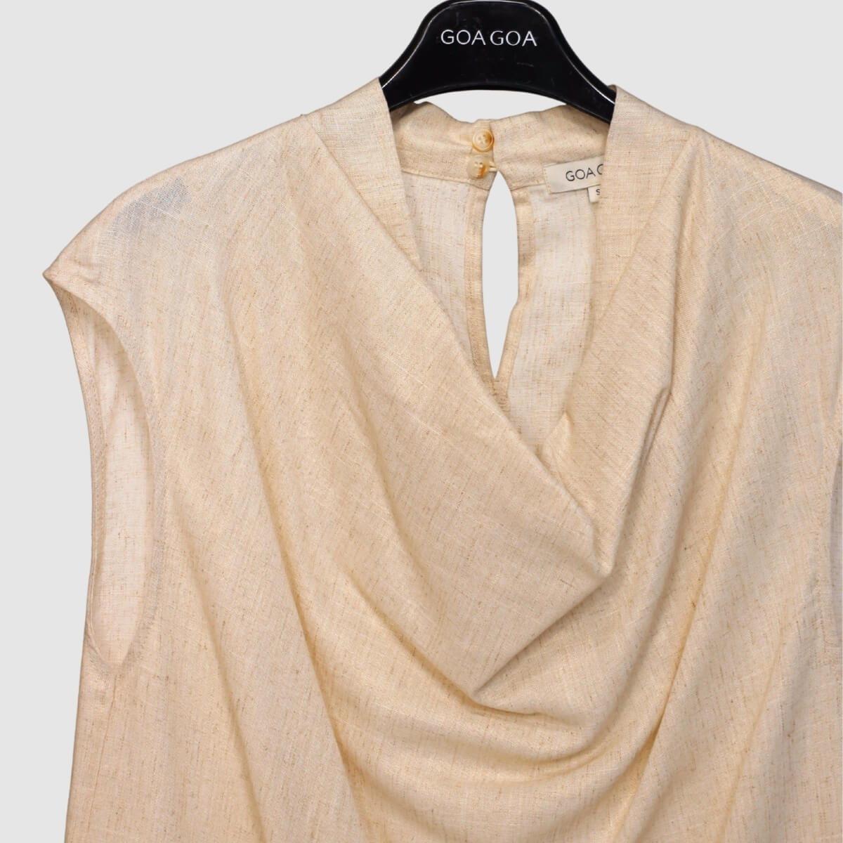 GOA GOA TOP SEREN BEIGE LAMINATO