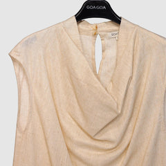 GOA GOA TOP SEREN BEIGE LAMINATO