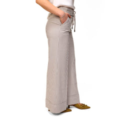 GOA GOA PANTALONE MIRAGE BIANCO A RIGHE