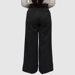 GOA GOA PANTALONI ANASTASIA GRIGIO A RIGHE