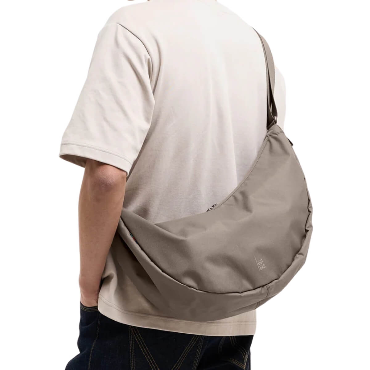 GOT BAG BORSA MOON BAG LARGE TAUPE SEAL