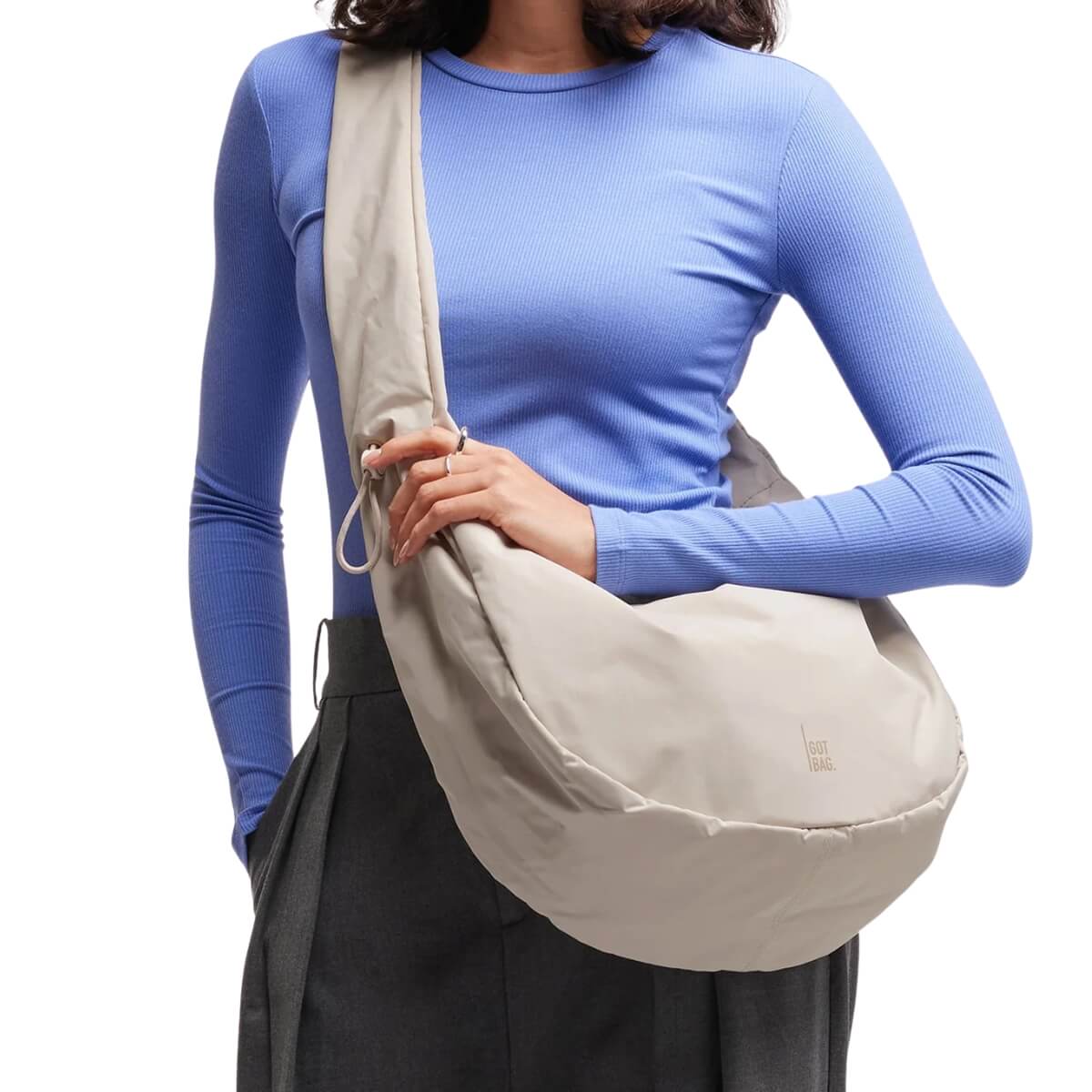 GOT BAG BORSA MOON BAG RUFFLE BEIGE